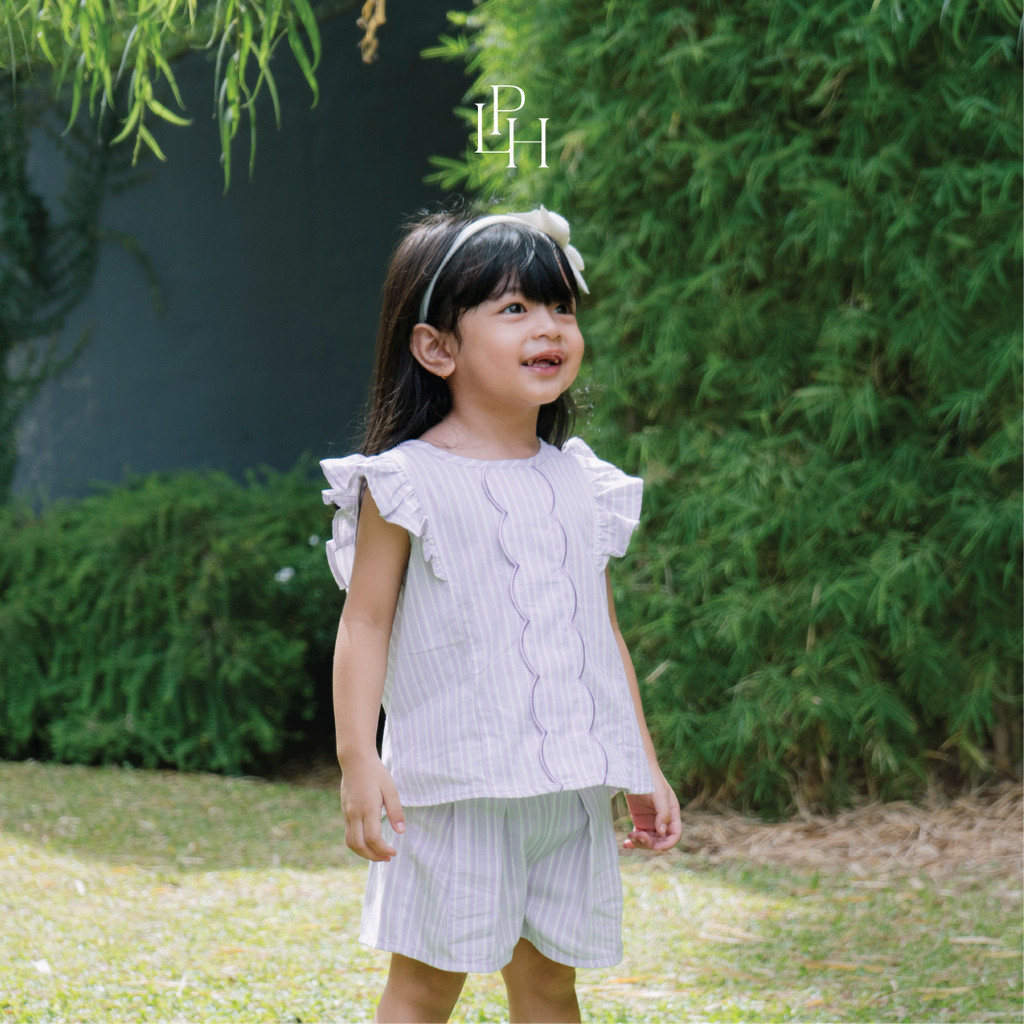 ZARISHOP.ID Little Palmerhaus - Calla Girl Attire Set (Setelan Anak Perempuan)