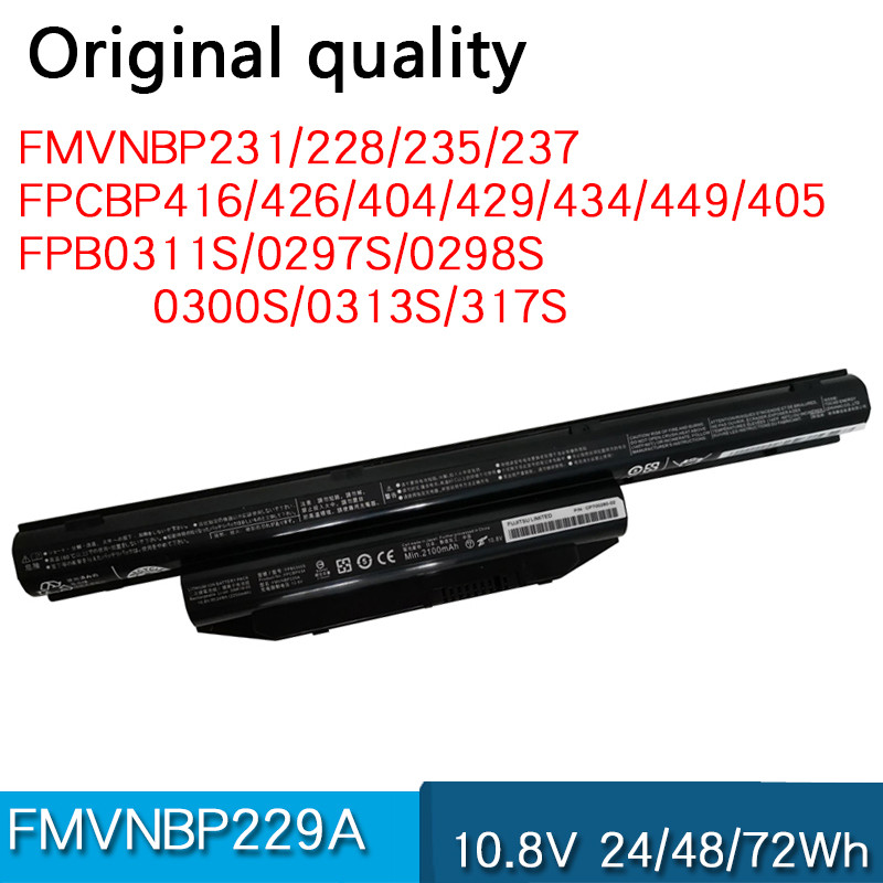 FPCBP416 426 404 429 434 449 405 FPB0311S 0297S 0298S 0300S 0313S 317S Laptop Battery For FUJITSU Li