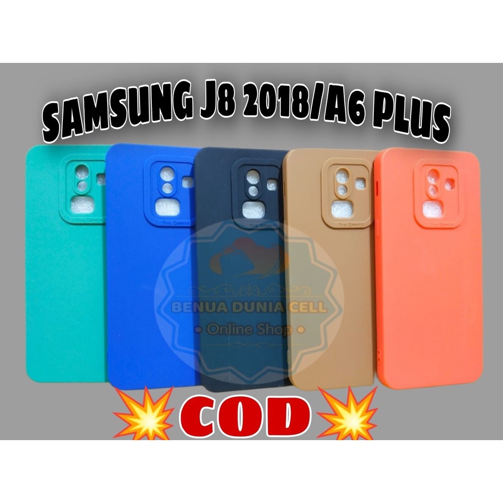 SOFTCASE PRO CAMERA SAMSUNG A6 PLUS J8 2018 A6 2018 - BDC