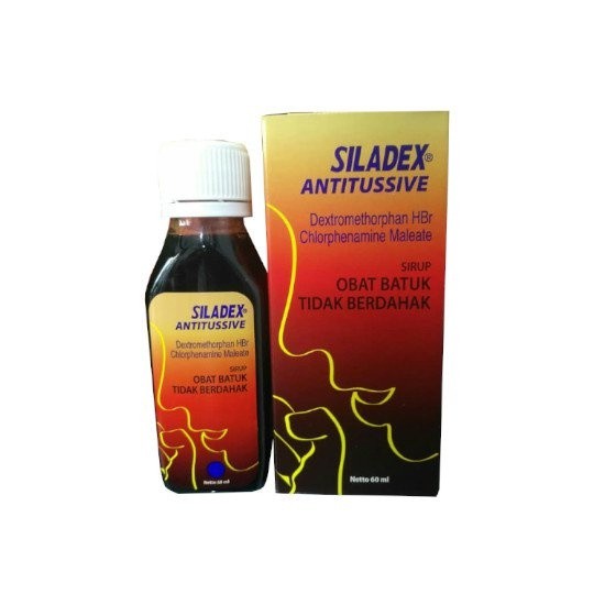 SILADEX MERAH 60 ML Obat Batuk Tidak Berdahak, Batuk Kering, Batuk Alergi