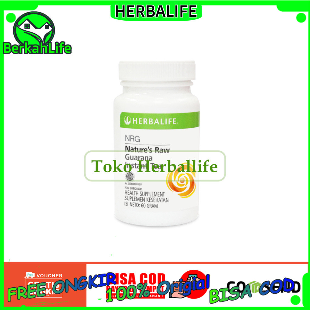 Herbalife NRG NATURES RAW GUARANA Penambah Stamina dan Kosentrasi Herbalife-nrg herbalife original 1