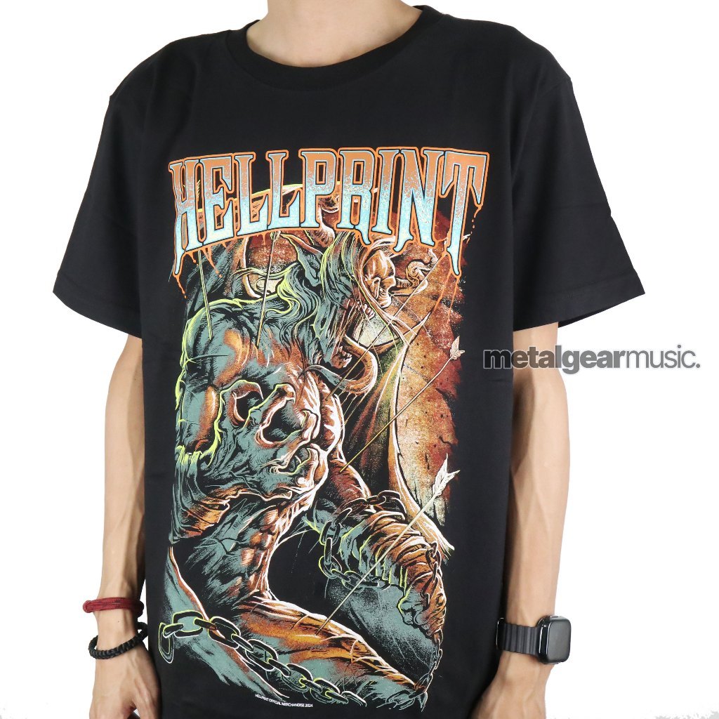 Tshirt Hellprint - Monster Of Wrath Katun M-XXL Kaos Pria