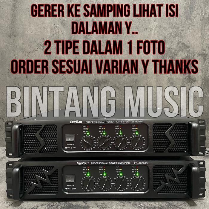 Power firatclass FC A6260S original 4 channel 6260 S - Fc a6260s