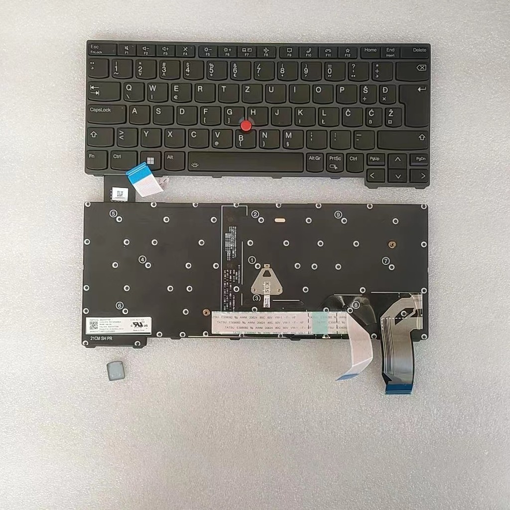 New SA SL YU Layout For Thinkpad X13 GEN Backlit  Black Laptop Keyboard Original SN21H77156 18870 TD