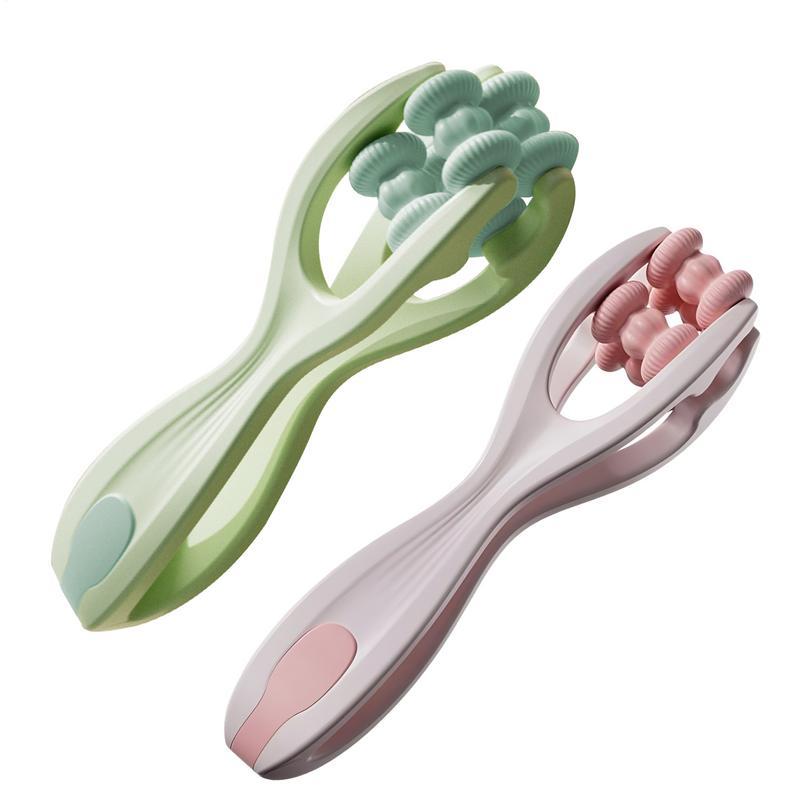 Handheld Hand Massager Silicone Finger Massager Double Roller Hand Massager Hand Care Tool Finger Ro