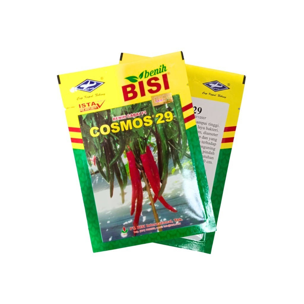 Benih Cabe COSMOS 29 10gr F1 Cabai Besar Panjang Merah Mengkilat