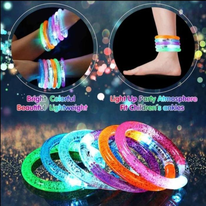 Gelang LED Konser/Gelang Mainan Nyala Warna Warni Untuk Konser Pesta