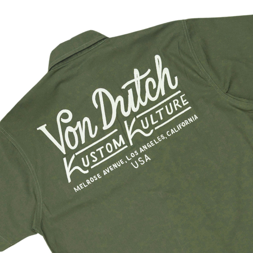 Von Dutch Workshirt 1621 Army Green