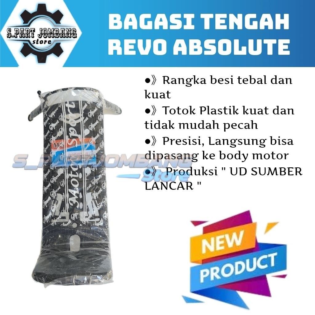 Rak Bagasi Tengah Honda Revo Absolute Bagasi tanggah Bagasi tengah motor