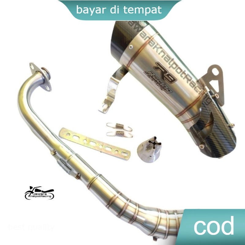 Full system racing exhaust R9 h2 shield fz150i lc135 sym v3fi gsx150 y15 Y15ZR cbr150r cb150 R15 V3 