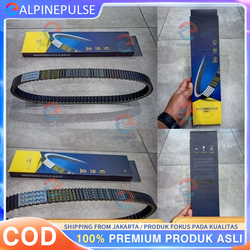 Vanbelt V-Belt Epdm Vario125/150 Led KZR Vario 125 Bohlam Original