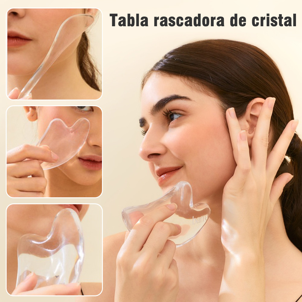 Alat Pijat Wajah Gua Sha Resin V Shape untuk Kesehatan dan Perawatan Kulit