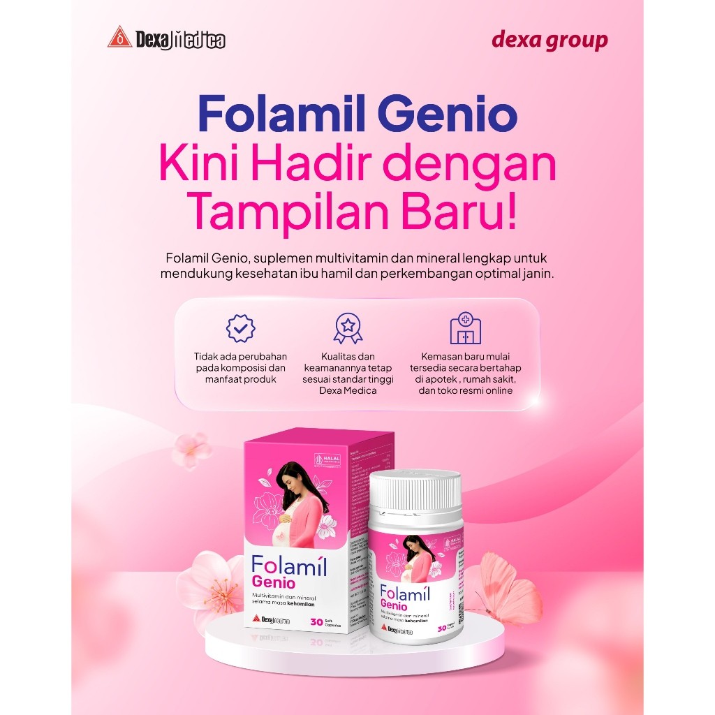 Folamil Genio Botol 30 Capsule / Folamil Genio (HUSNA)