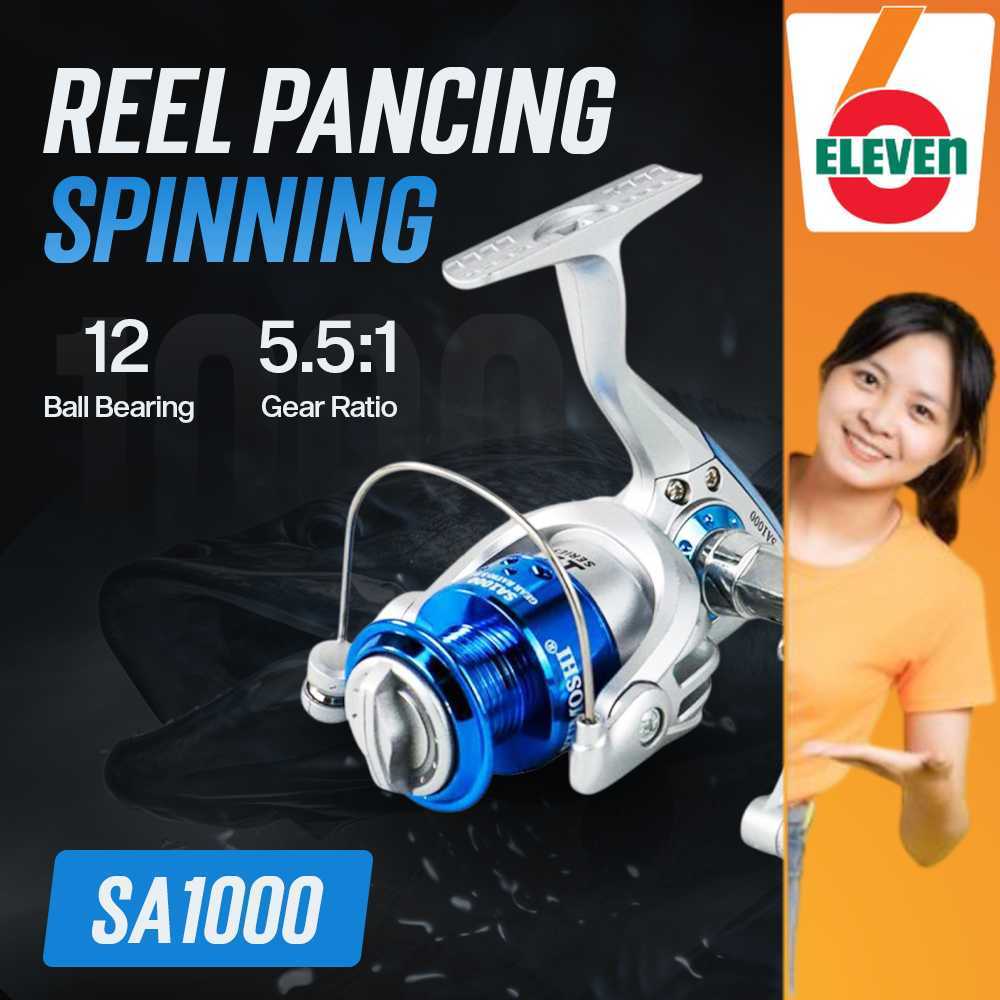 6ELEVEN - YUMOSHI Reel Pancing Spinning Fishing Reel 5.5:1 Gear Ratio