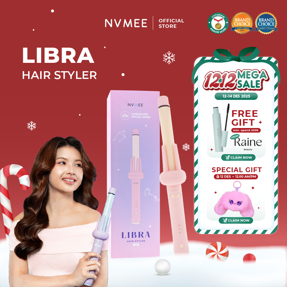 NVMEE - Libra Hair Styler 2.0 | Catokan Keriting Otomatis