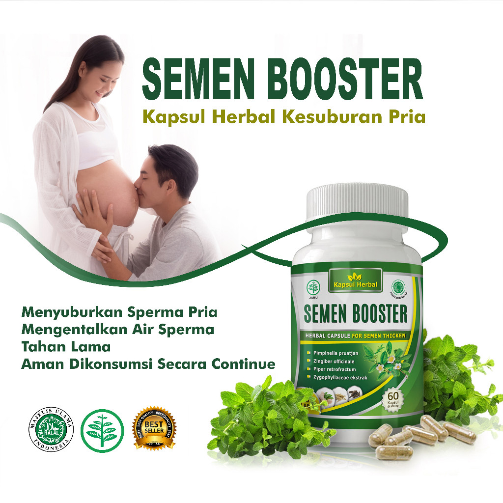 ORIGINAL SEMEN BOOSTER - OBAT HERBAL PENAMBAH,PENYUBUR DAN PENGENTAL SPERMA ASLI ORIGINAL 100% BOSTE