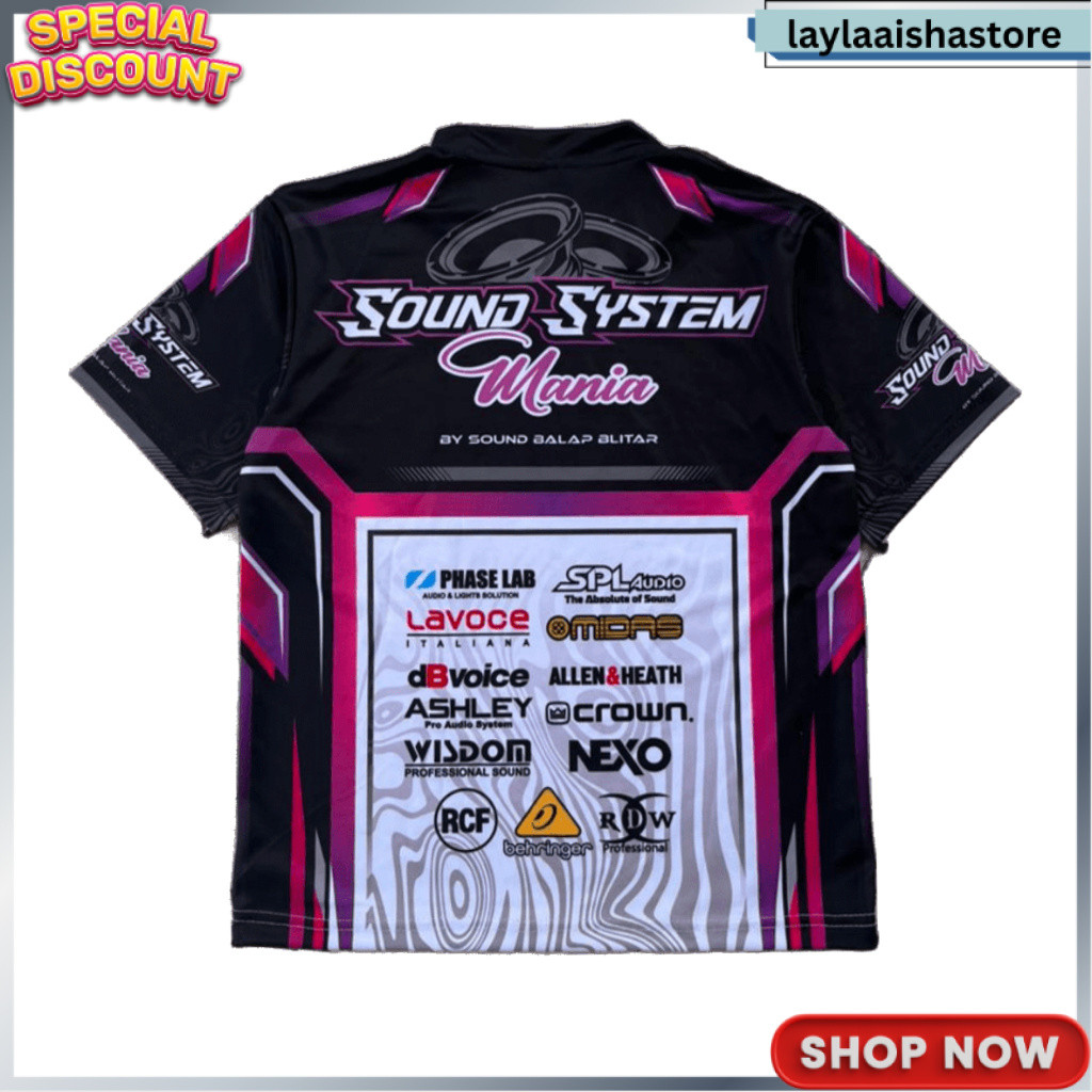 TERLARIS Jersey Anak Sound System Mania Premium Kaos Anak Sound Positif Merch LLS