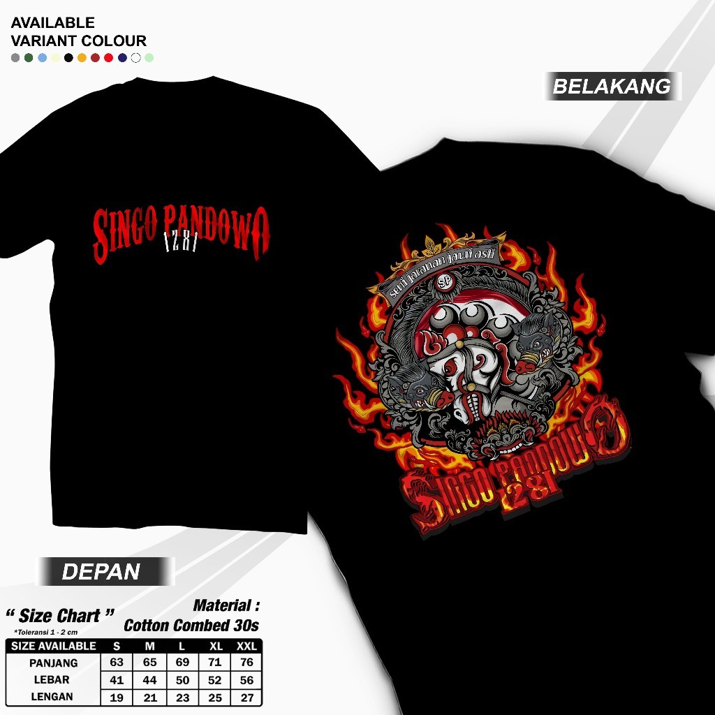 Kaos Kesenian Jawa / Kaos Singo Pandowo / Kaos Jaranan