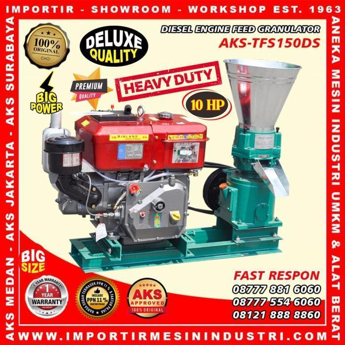 MESIN PENCETAK PELET PAKAN/MESIN PEMBUAT PELET PAKAN IKAN AKS-TFS150DS