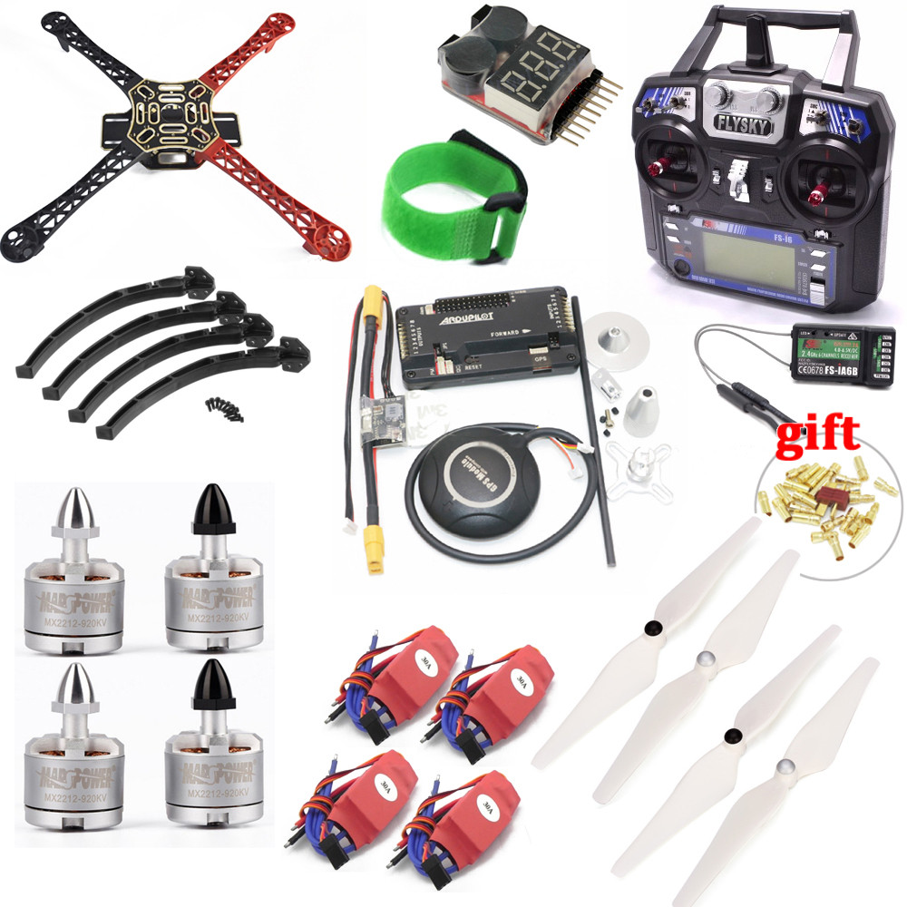 F450 450mm Quadcopter Frame Kit with APM2.8 Controller board 7M GPS 30A Simonk esc 2212 920kv Flysky