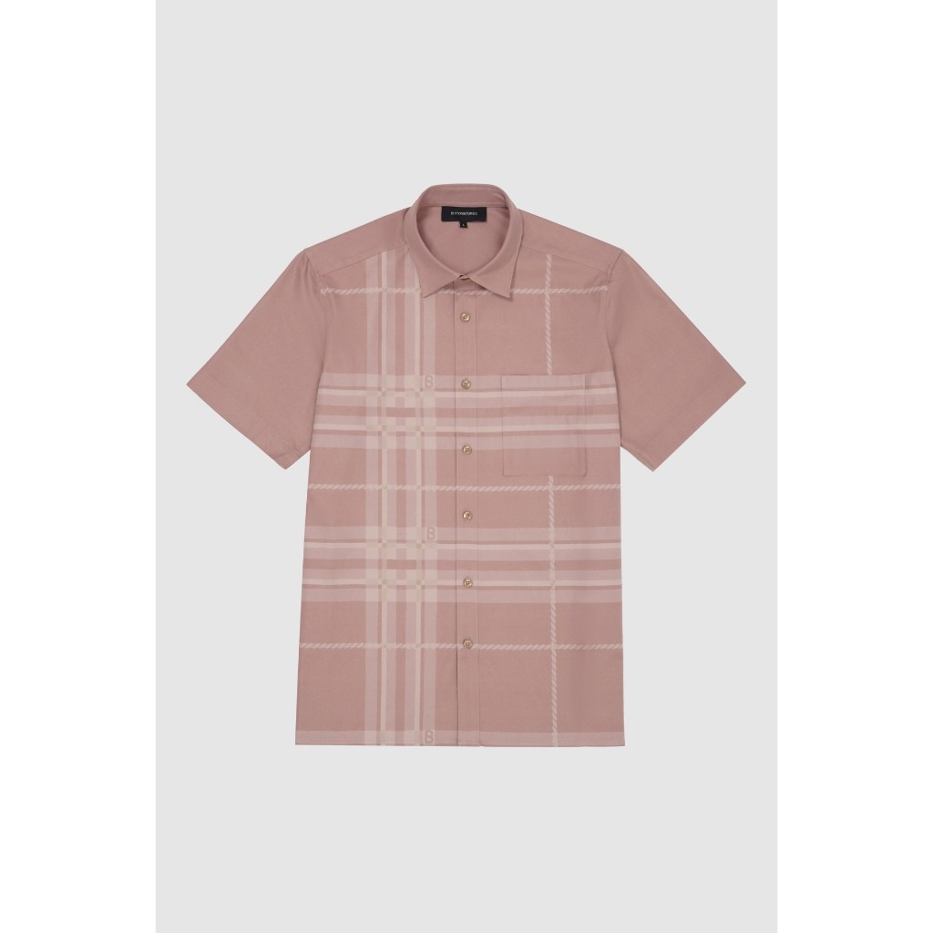 Buttonscarves Riga Enlarged Men Shirt - Brown