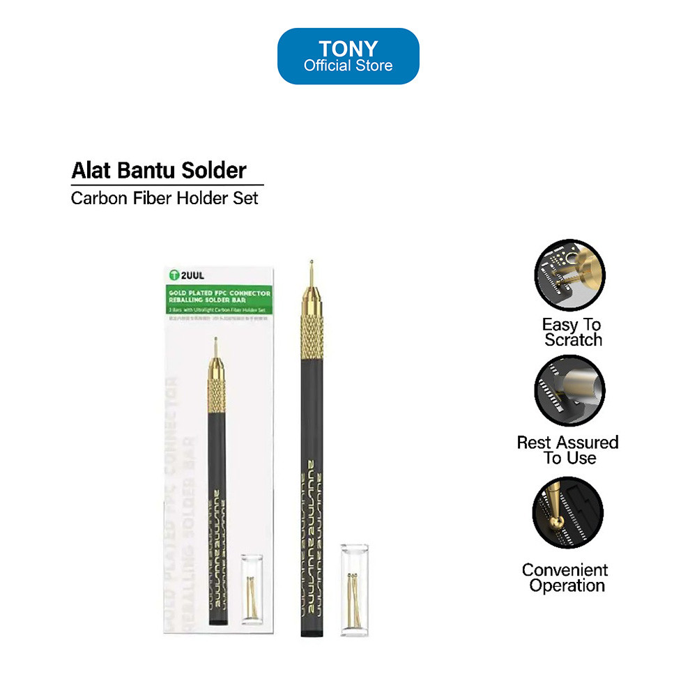 Solder Bar 2UUL SC98 - Gold Plated FPC Connector Reballing Set Carbon - 2UUL SC98