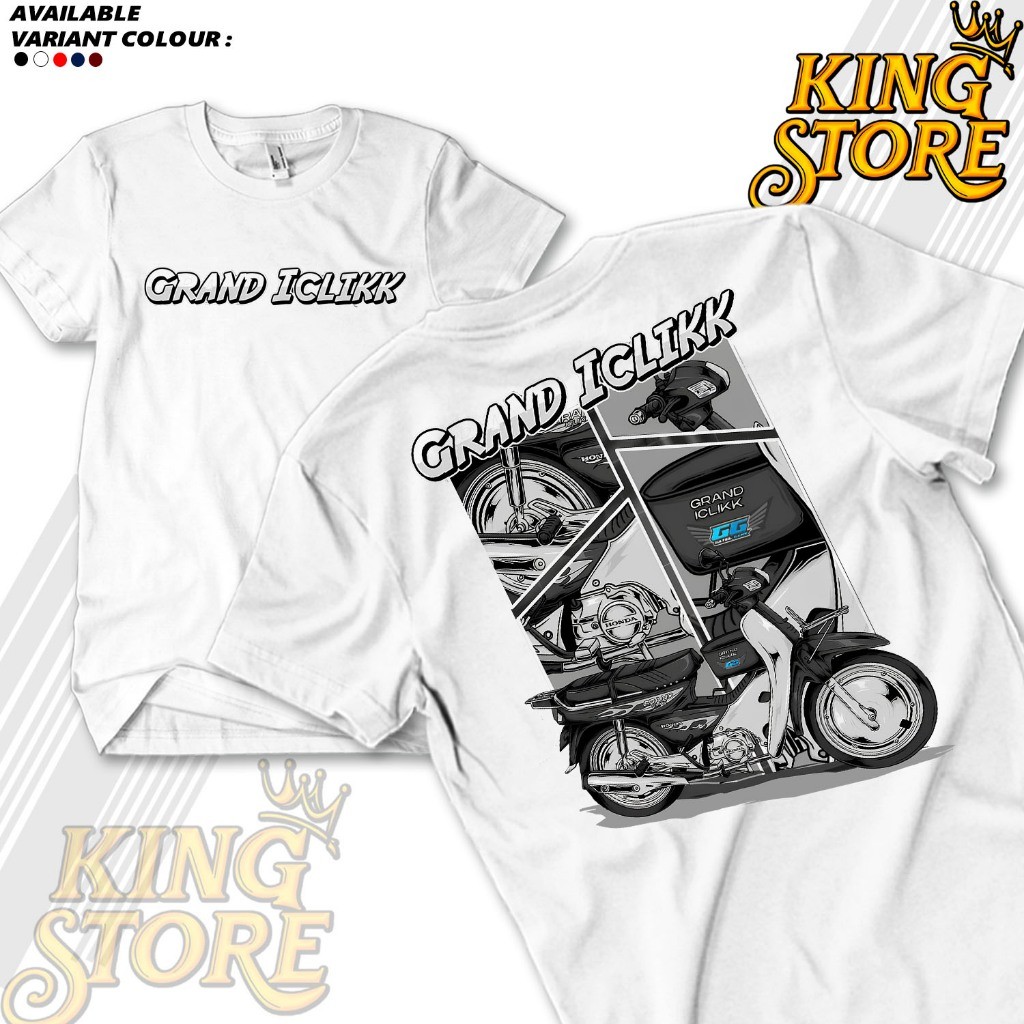 Kaos Honda Gank Kaos Honda Astrea 800 Astrea Grand Kaos Klasik - kaos honda grand iclikk combed 30s