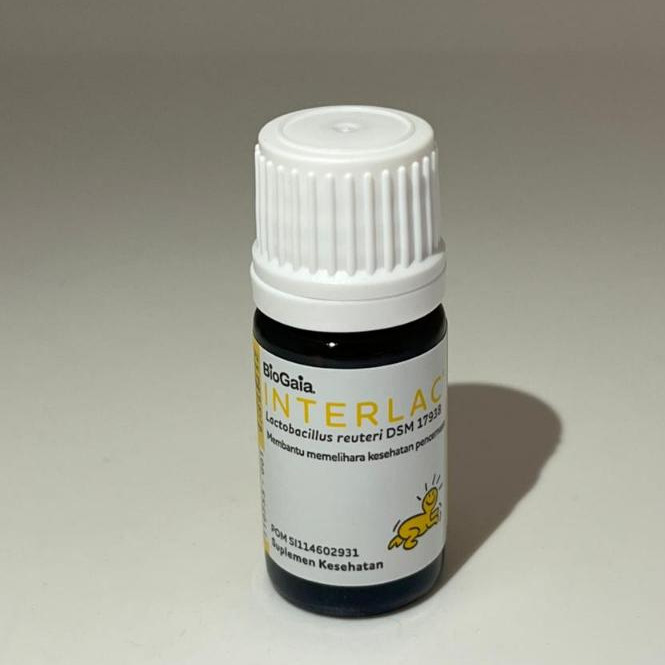 New Interlac Drop Probiotik untuk Bayi | Interlac Probiotic Drops 5ml | Interlac Original