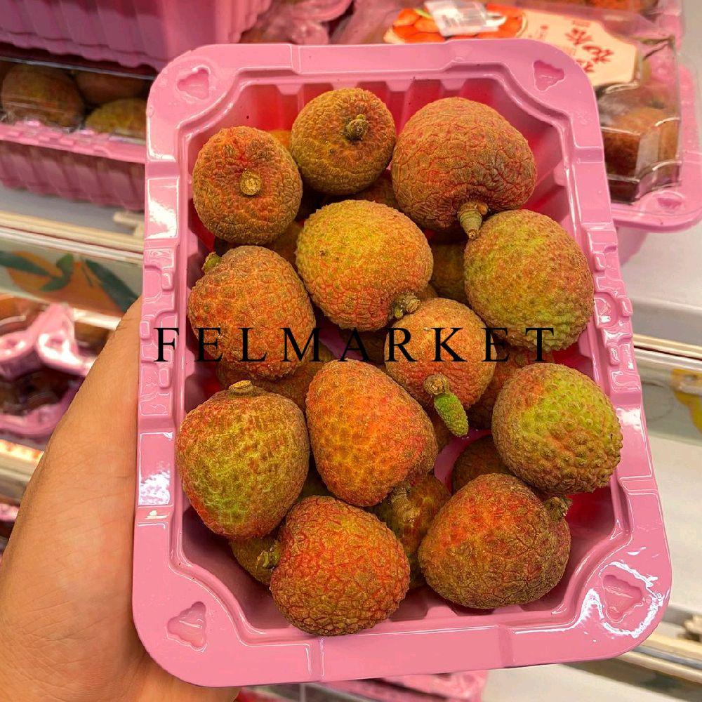 Buah Lychee Fresh Import Manis / Buah Leci Manis /  500 gr