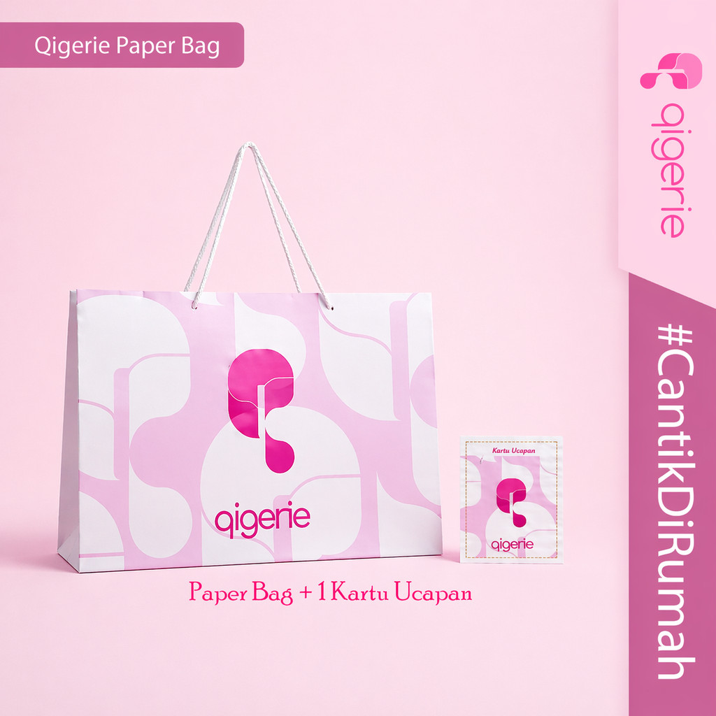 Qigerie Paper Bag | Tas Kado | Tas Hadiah Pernikahan
