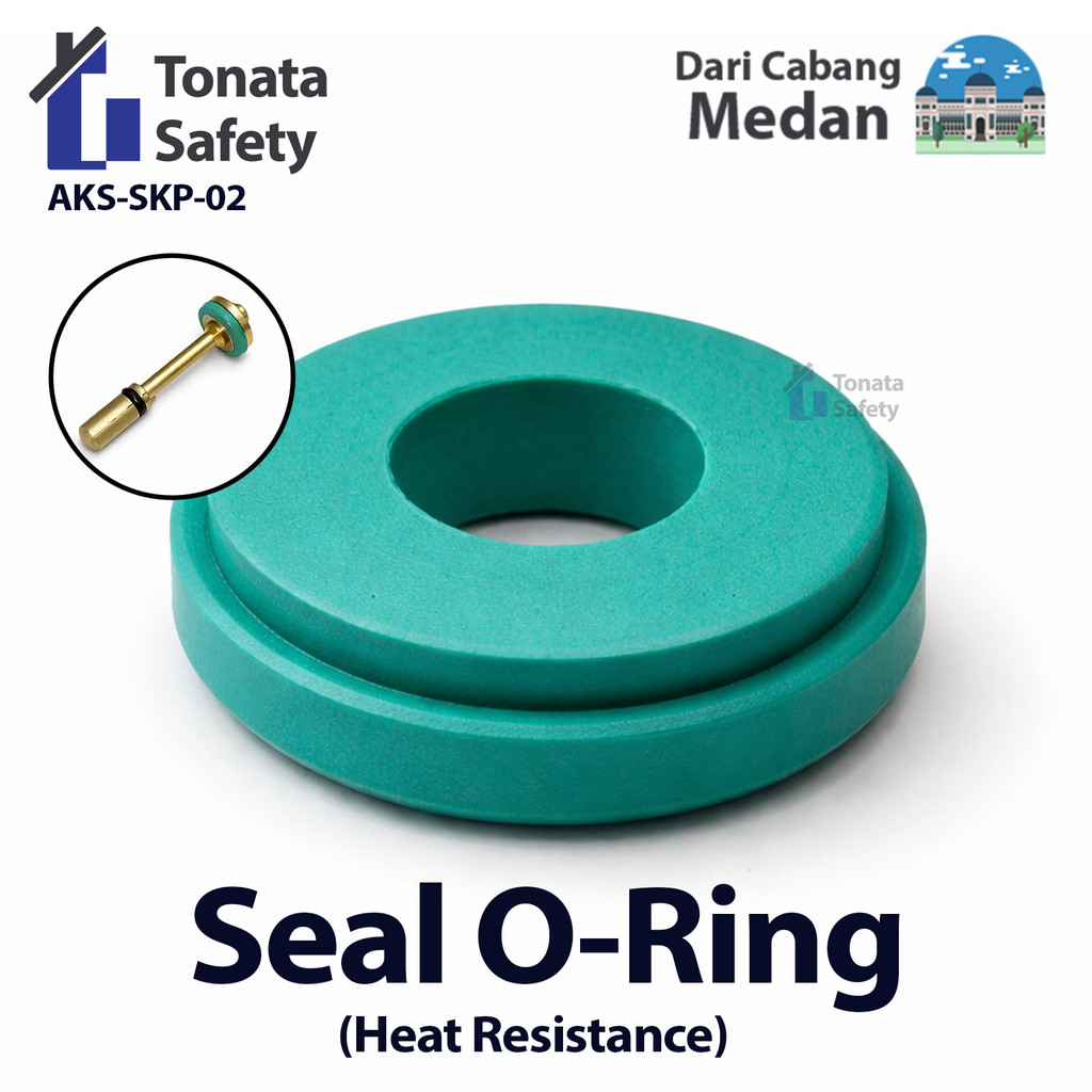 Seal O-Ring Knock Pin Heat Resistance Valve M30 / O-Ring Valve APAR untuk Kapasitas 3–12 Kg / Karet 