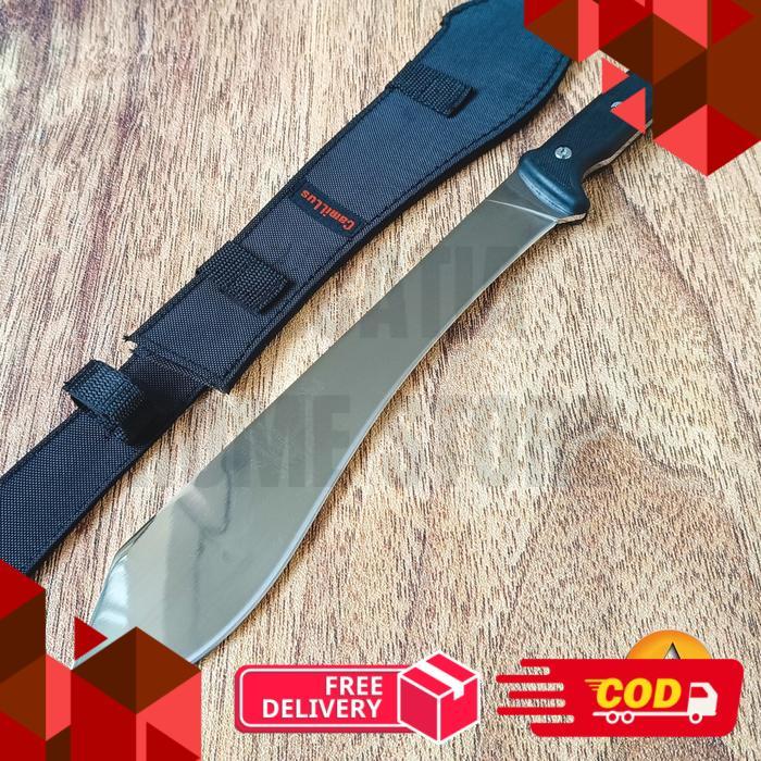 Alat Potong Kayu Bambu Semak Machete Survival Black Camilus CAM-BK6  P1489.1 - Silver -alca