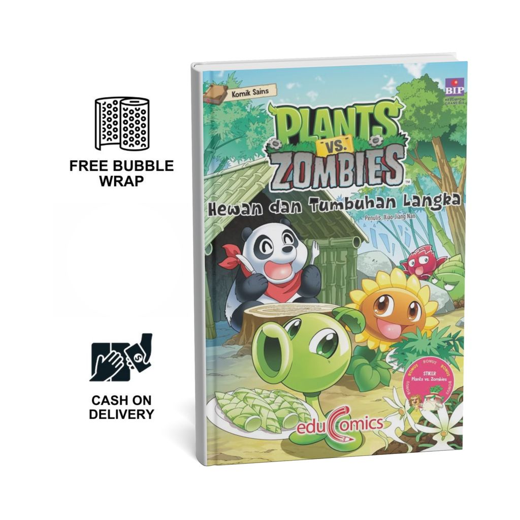 Plants Vs Zombies: Hewan dan Tumbuhan Langka - Xiao Jiang Nan Fiksi Komik BIP