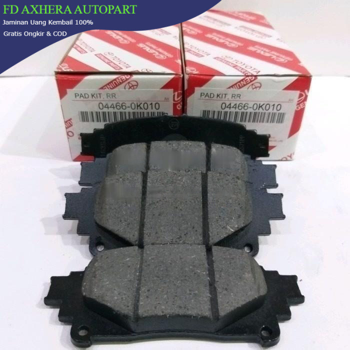 Brake Pad Kampas Rem Belakang Fortuner VRZ