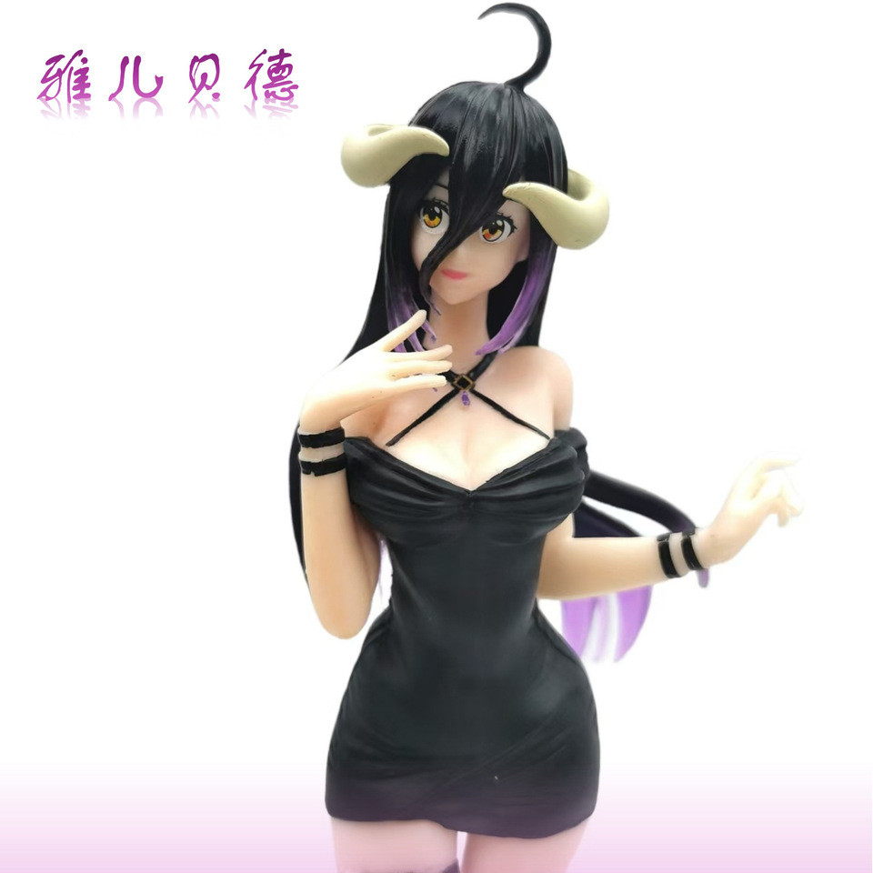 Overlord Albedo Anime Girl Figure Albedo Swimsuit Action Figure Adult y Collectible Model Doll Toys