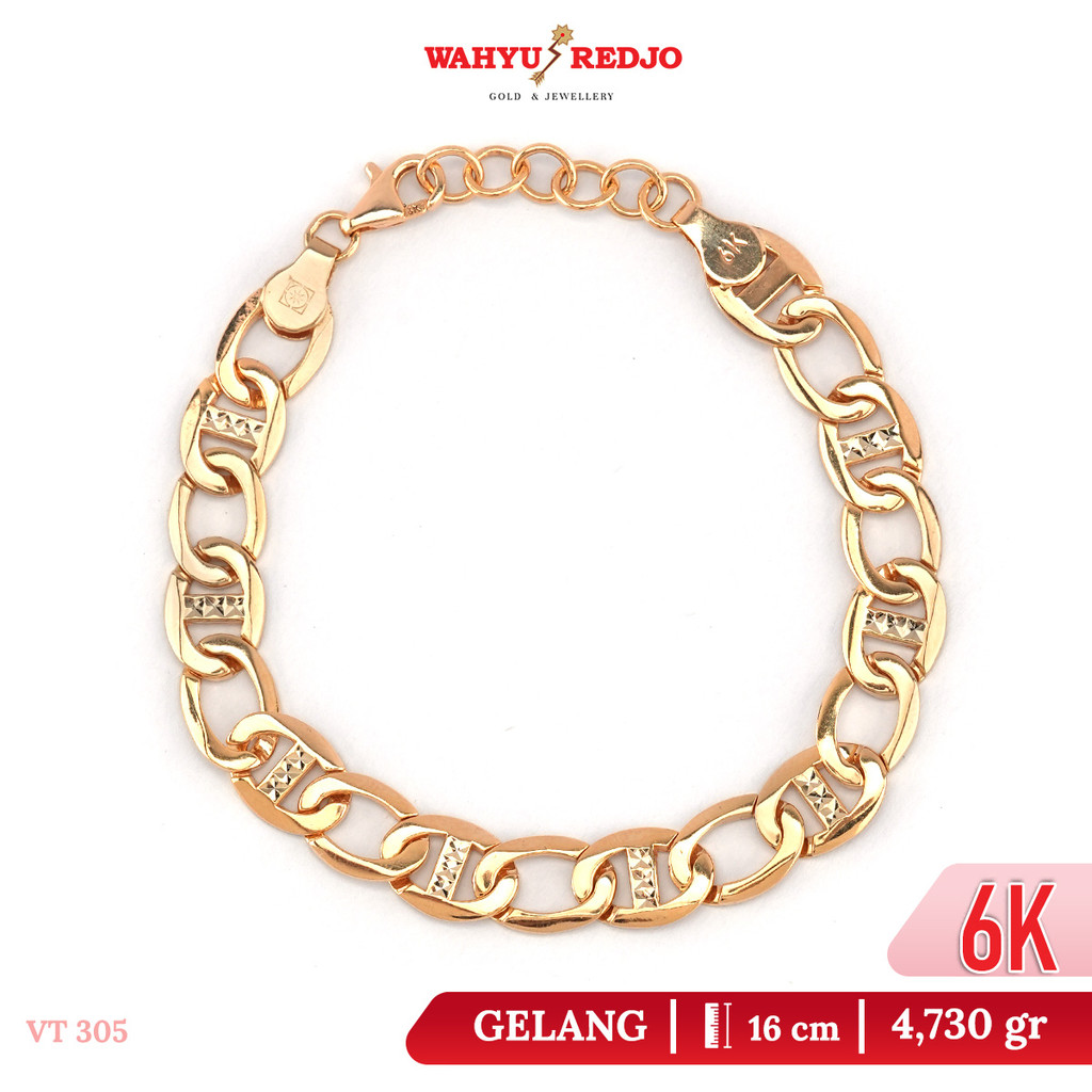 Gelang Emas Rantai 6K Wahyu Redjo GL-6K-31588507-PMR