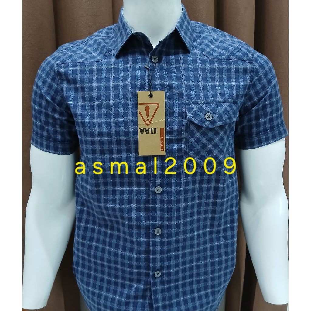 Diskon Akhir Bulan KEMEJA WATCHOUT JEANS LENGAN PENDEK ORIGINAL