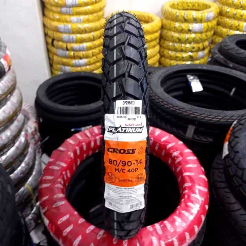 Ban Motor Corsa Platinum semi trail Ring 14 ukuran 80/90 ban motor  tubles ring 14