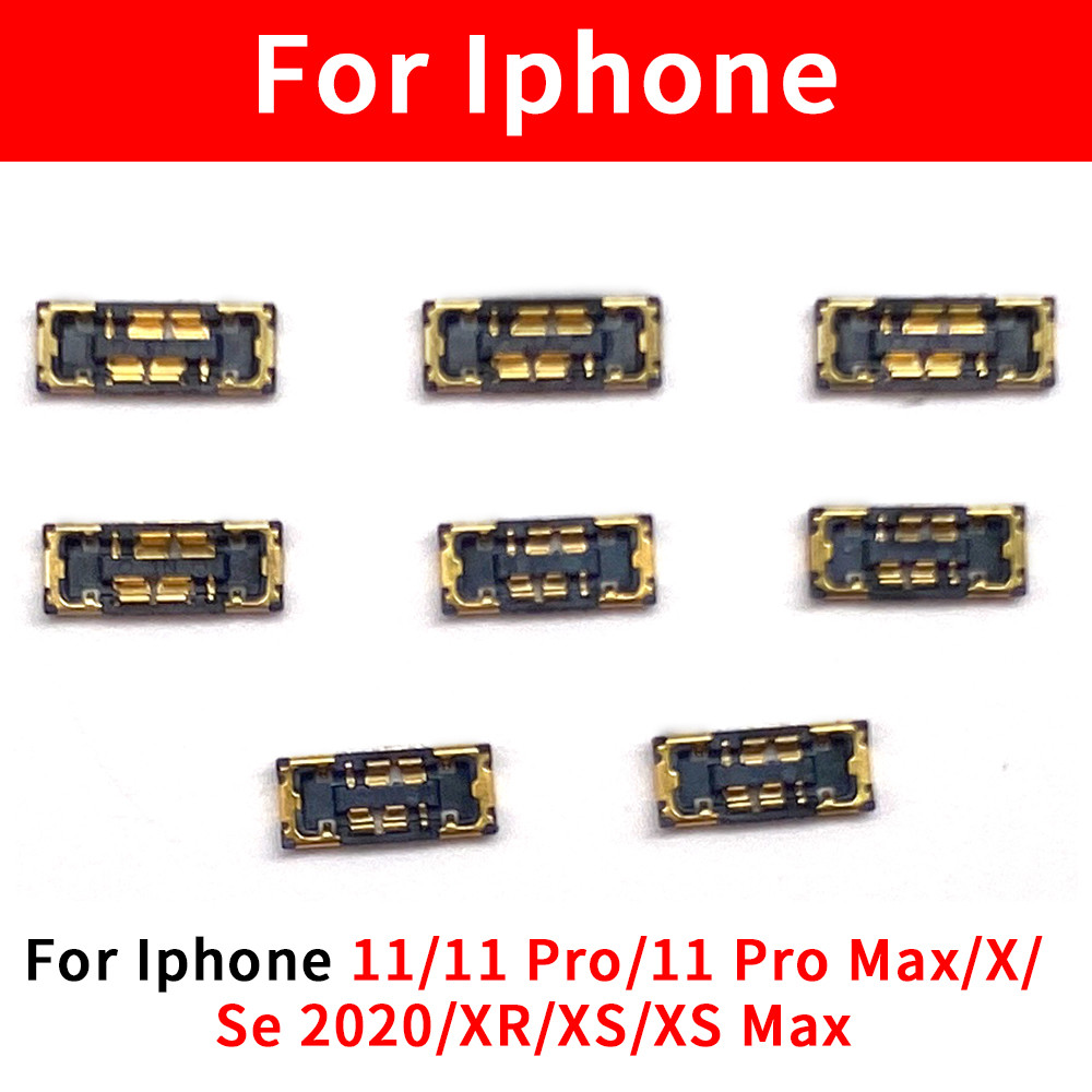 Inner FPC Connector Battery Holder Clip Contact For Iphone 11 Pro Max Se 2020 X XR XS Max On Motherb