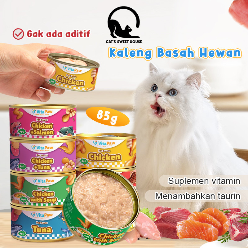 Kaleng Kucing Makanan Kucing Basah Kaleng Snack Kucing Kaleng Makanan Hewan Kaleng Kaya Nutrisi