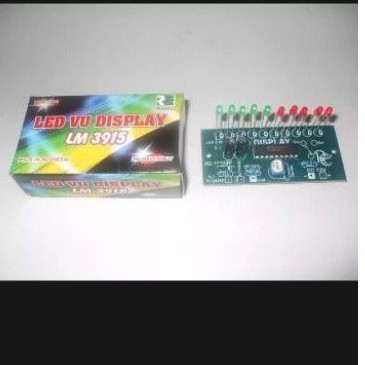 kit vu led display lm 3915 kit audio lampu amplifier rakitan