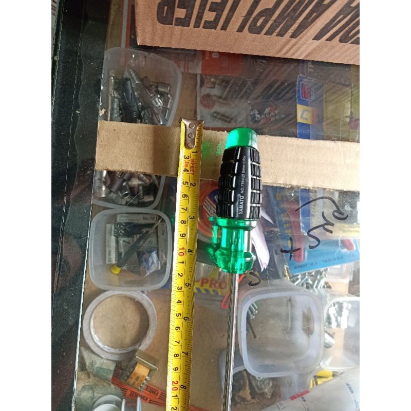 obeng setting yamato min gagang karet BM magnetic setara tekiro obeng gagang karet obeng panjang