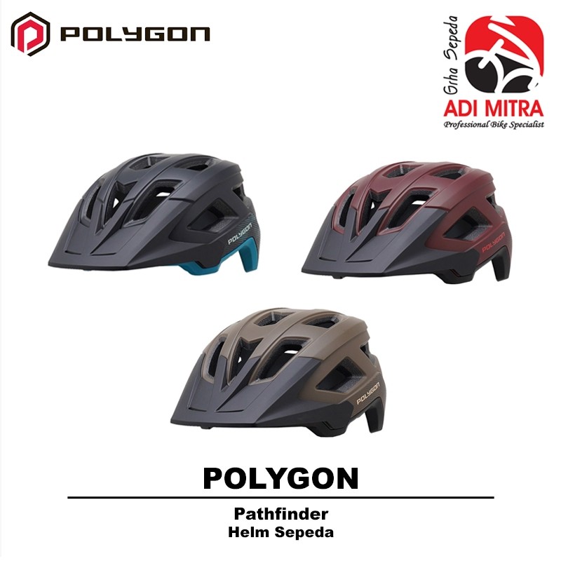 Termurah Polygon Pathfinder Helm Sepeda MTB