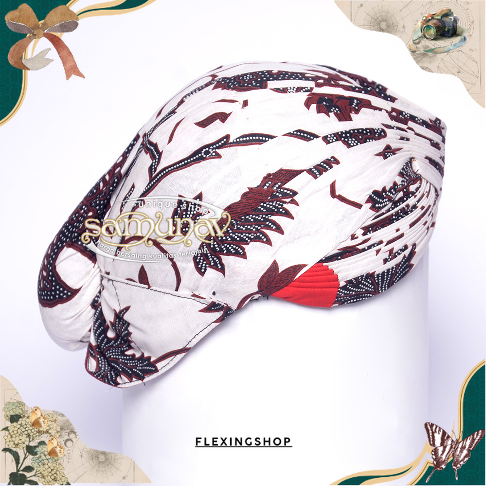 Blangkon Jogja mataram putih wahyu tumurun Murah Banget