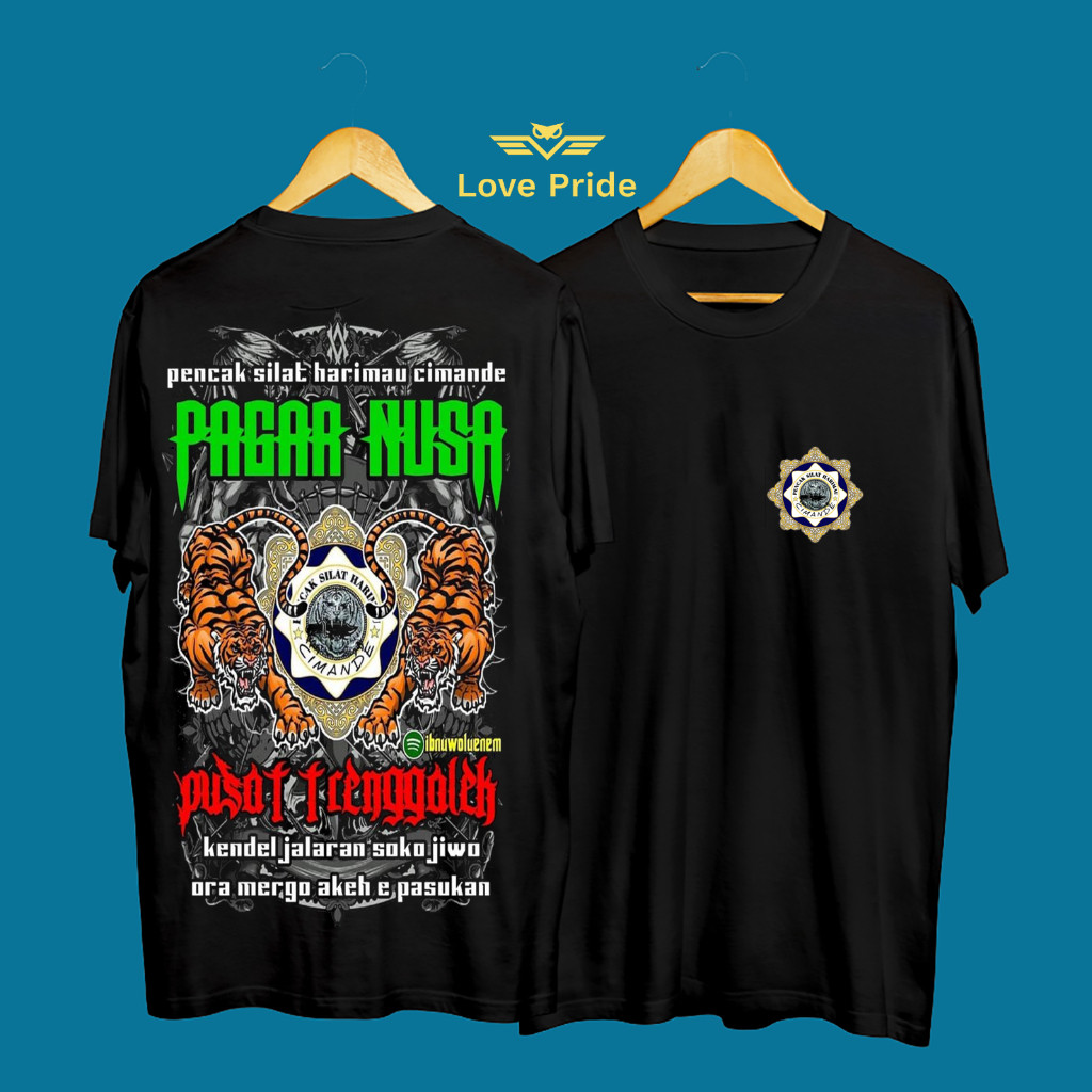 Kaos Tshirt Baju Distro Harimau Cimande PSHC Pagar Nusa Pusat Trenggalek Premium Terbaru