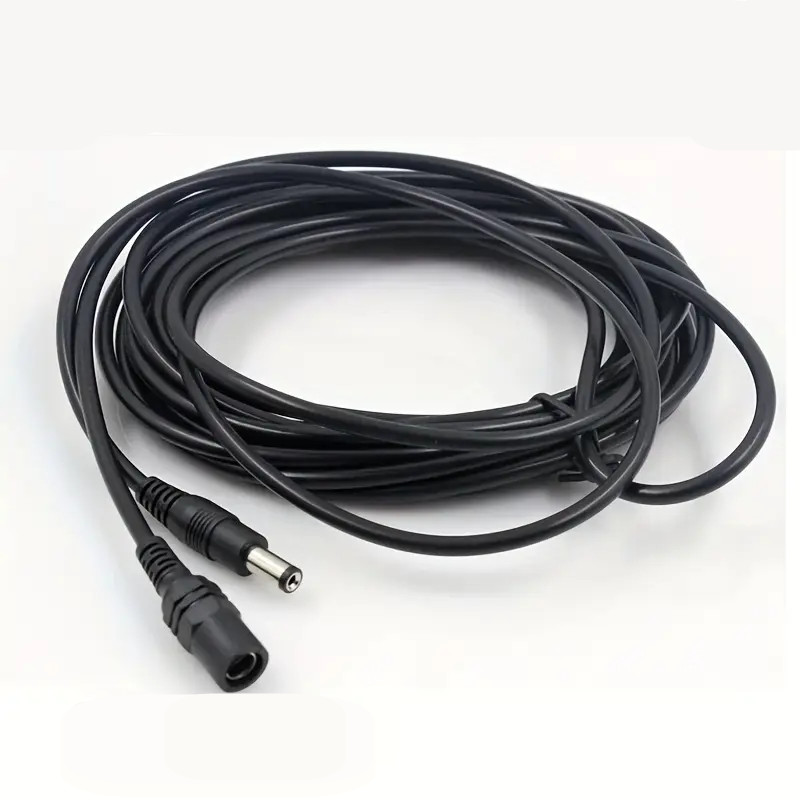 3M 5M 10M 15M 20M 30M DC12V Power Extension Cable 5.5mm*2.1mm Male To Female Connector For LED Lamp 