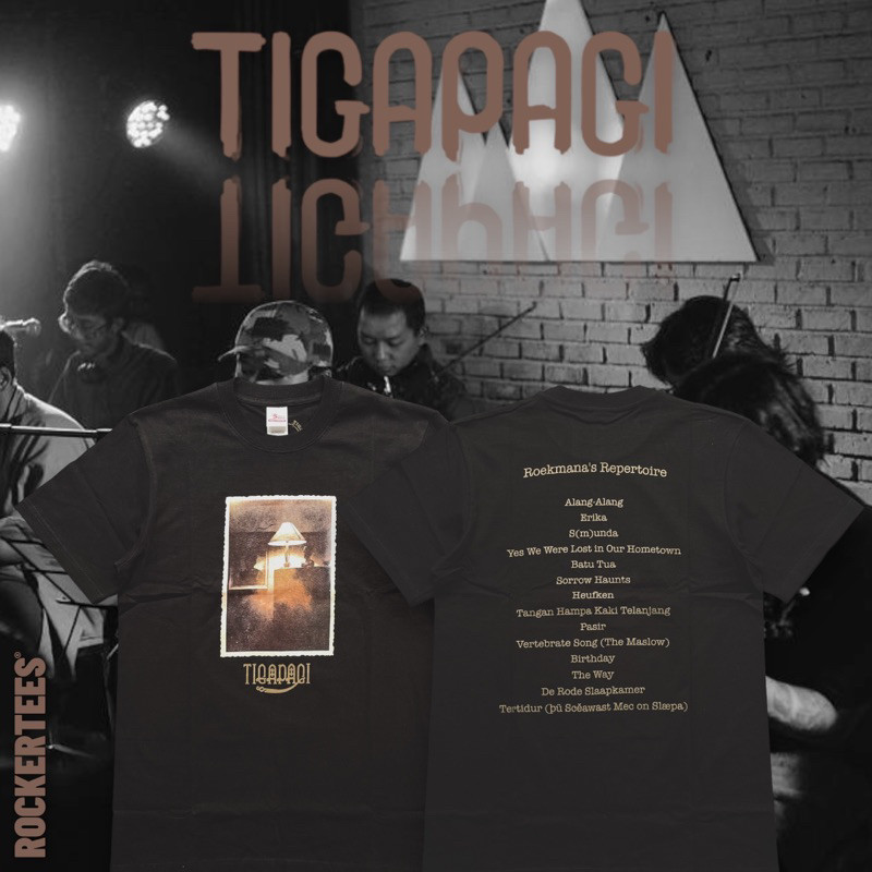 (COD) TIGA PAGI - ROEKMANA’S REPERTOIRE T-SHIRT | ORIGINAL MERCHANDISE