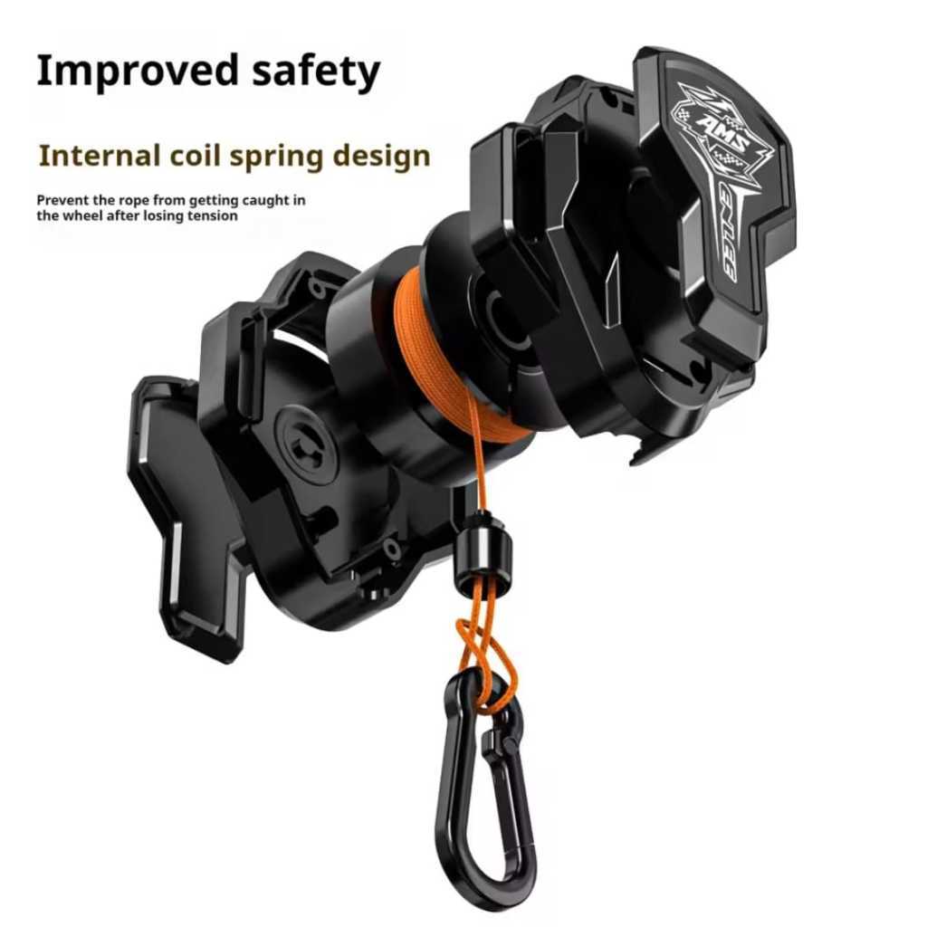 Enlee Alat Tool Tali Tarik Towing Wire Rope Loading Sepeda Anak MTB RB Retractable