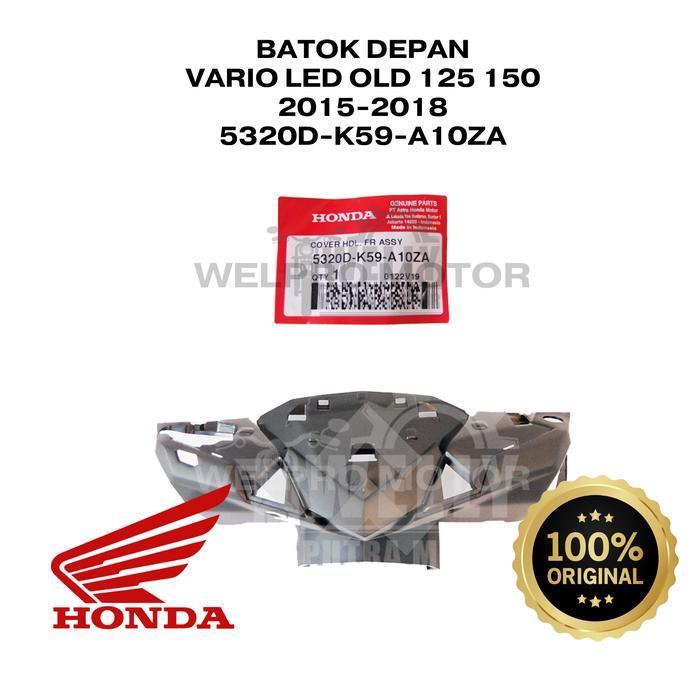 GlamGlitz0 Paket Body Bodi Kasar Vario 125 150 Led Old 2015-2018 Ori Honda AHM - Batok Depan TERLARI