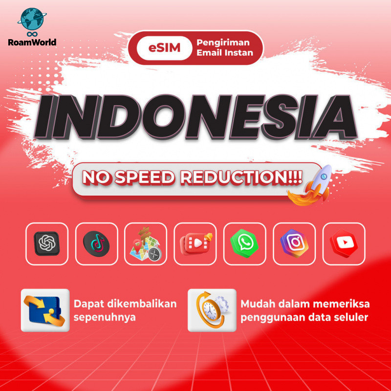RoamWorld eSIM Roaming Telkomsel Indonesia | Solusi IMEI Blokir | IPHONE Inter Gaming TK